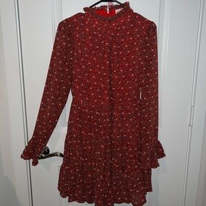 Showpiece high neck dress